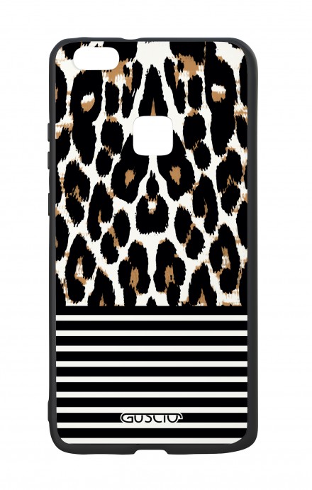 Huawei P10Lite White Two-Component Cover - Animalier & Stripes