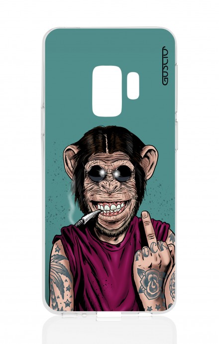 Cover TPU Samsung Galaxy S9 - Scimmia felice