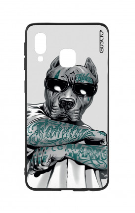 Cover Bicomponente Samsung A40 - Pitbull tatuato