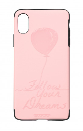Cover Skin Feeling Apple iphone X/XS PINK - Follow your dream