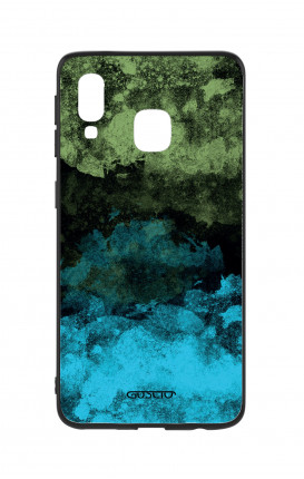 Cover Bicomponente Samsung A40 - Mineral BlackLime