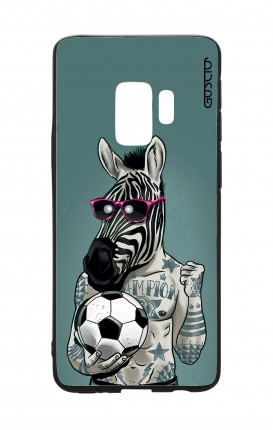 Samsung S9 WHT Two-Component Cover - Zebra