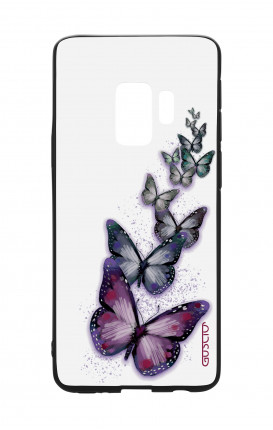 Samsung S9 WHT Two-Component Cover - Butterflies