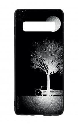 Samsung S10 WHT Two-Component Cover - Moon and Tree