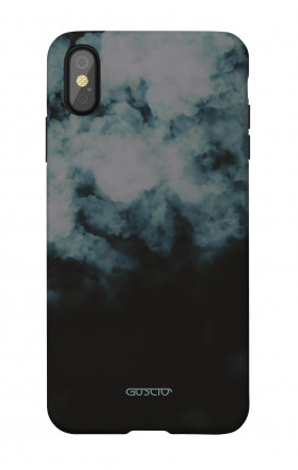 Soft Touch Case Apple iPhone XS MAX - Black Cloud