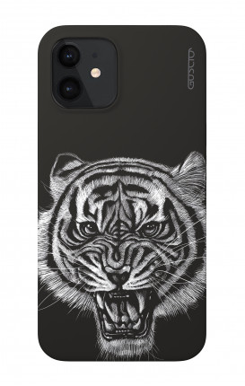 Soft Touch Case Apple iPhone 12 PRO 5.4" - Black Tiger