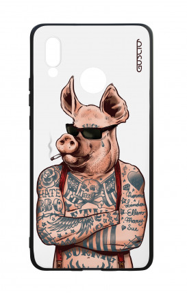 Huawei P20Lite WHT Two-Component Cover - WHT Hate BBQ