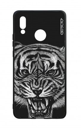 Huawei P20Lite WHT Two-Component Cover - Black Tiger