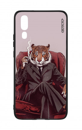 Huawei P20 WHT Two-Component Cover - Elegant Tiger