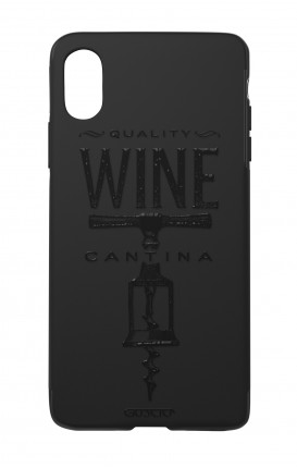 Cover Skin Feeling Apple iphone XS MAX BLK - Wine Cantina