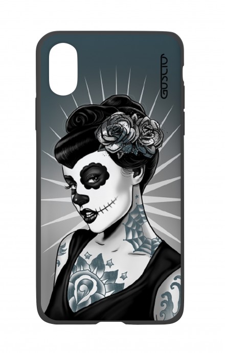 Apple iPhone XR Two-Component Cover - Calavera Grey Shades