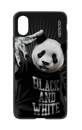 Apple iPh XS MAX WHT Two-Component Cover - B&W Panda