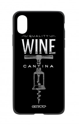 Apple iPh XS MAX WHT Two-Component Cover - Wine Cantina