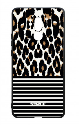 Huawei Mate20Lite WHT Two-Component Cover - Animalier & Stripes