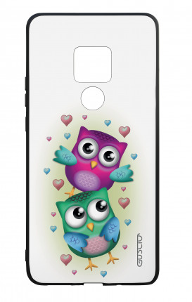 Cover Bicomponente Huawei Mate 20 - Coppia di gufi