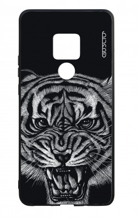 Huawei Mate20 WHT Two-Component Cover - Black Tiger