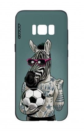 Samsung S8 White Two-Component Cover - Zebra