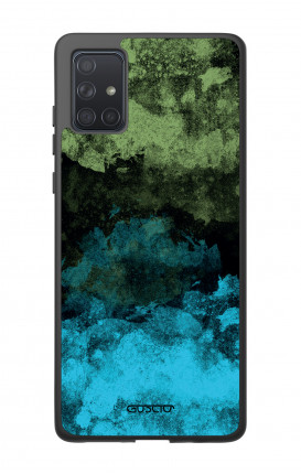 Samsung A71 Two-Component Case - Mineral Black Lime