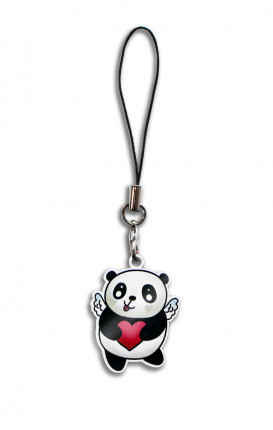 Charms PVC (2/3cm pendant) - Cupid panda