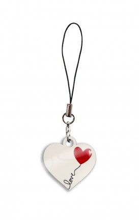 Charms PVC (2/3cm pendant) - CHARM Un cuore dentro al cuore