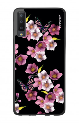 Cover Bicomponente Samsung A7 2018 - Fiori di ciliegio