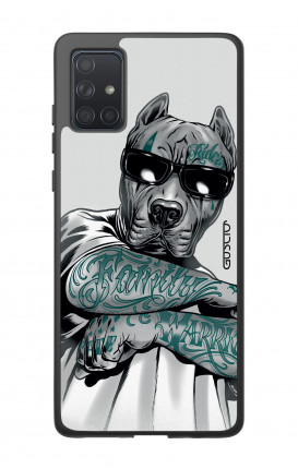 Cover Bicomponente Samsung A71 - Pitbull tatuato