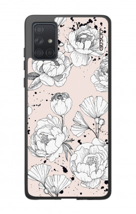 Samsung A71 Two-Component Case - Peonias