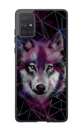 Samsung A71 Two-Component Case - Neon Wolf