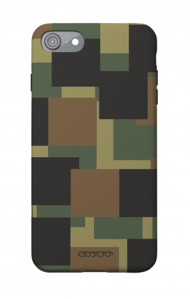 Soft Touch Case Apple iPhone 7/8/SE - Camouflage Square