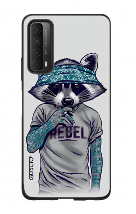 Cover Huawei P Smart 2021 - Raccoon with bandana