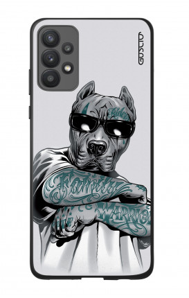 Cover Bicomponente Samsung A32 4G - Pitbull tatuato