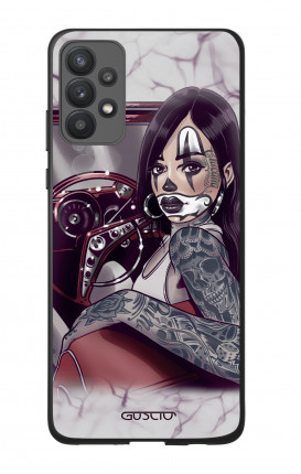 Cover Bicomponente Samsung A32 4G - Pin Up Chicana in auto