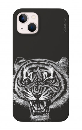 Soft Touch Case Apple iPh13 MINI 5.4" - Black Tiger