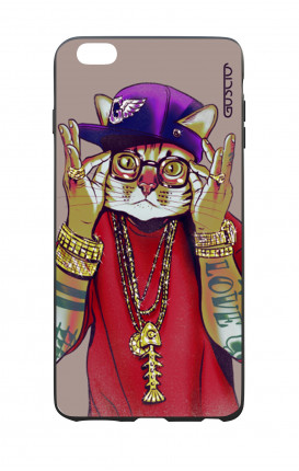 Apple iPhone 7/8 Plus White Two-Component Cover - Hip Hop Cat
