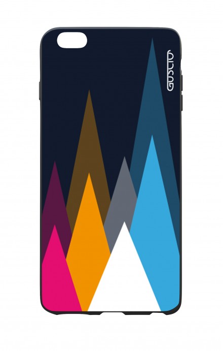Cover Bicomponente Apple iPhone 7/8 Plus - Cime su fondo Blu