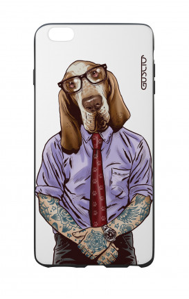 Cover Bicomponente Apple iPhone 6 Plus - Italian Hound bianco