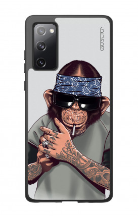 Cover Bicomponente Samsung S20 FE - Scimpanze con bandana