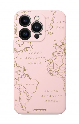 Rubber Case Apple iPhone 13_PRO PINK (closed) - Planisphere
