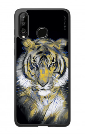 Cover Bicomponente Huawei P30Lite - Tigre neon