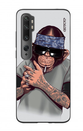 Xiaomi Redmi Note 10 Lite/Mi Note 10 Two-Component Cover - Chimp with bandana