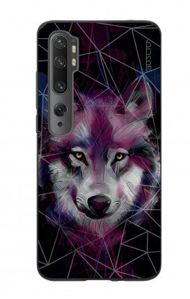 Xiaomi Redmi Note 10 Lite/Mi Note 10 Two-Component Cover - Neon Wolf