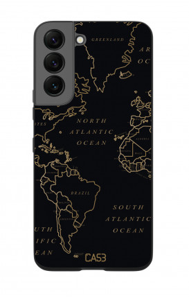 Cover Bicomponente Samsung S22 Plus - Planisphere Black