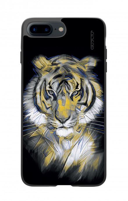 Apple iPhone 7/8 Plus White Two-Component Cover - Neon Tiger