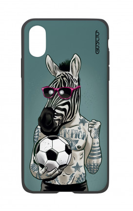 Apple iPhone X White Two-Component Cover - Zebra