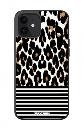 Apple iPhone 12 5.4" Two-Component Cover - Animalier & Stripes