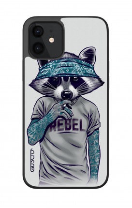 Apple iPhone 12 5.4" Two-Component Cover - Raccoon with bandana