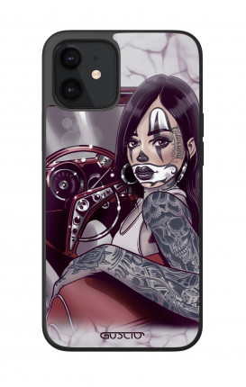 Cover Bicomponente Apple iPhone 12 MINI - Pin Up Chicana in auto