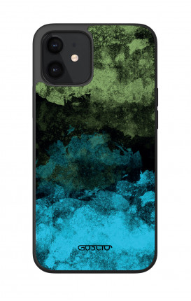 Apple iPhone 12 5.4" Two-Component Cover - Mineral Black Lime