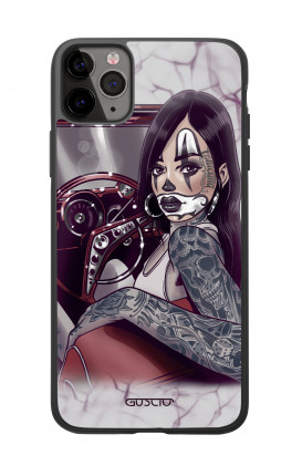 Cover Bicomponente Apple iPhone 11 - Pin Up Chicana in auto