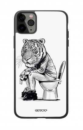 Apple iPhone 11 PRO Two-Component Cover - Tiger on WC